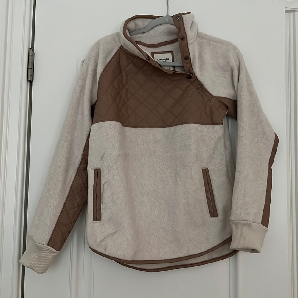 Abercrombie pull over fleece